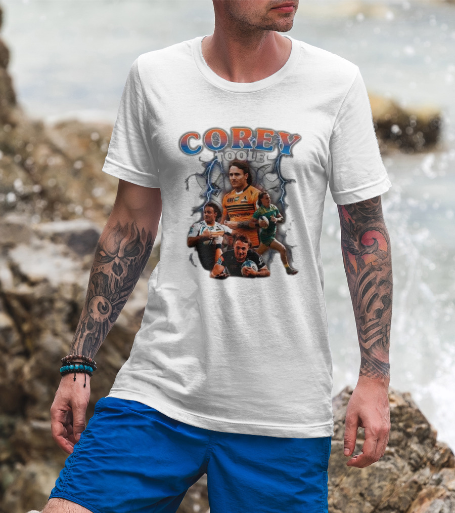 Corey Toole Rugby Lightning Vintage T-Shirt