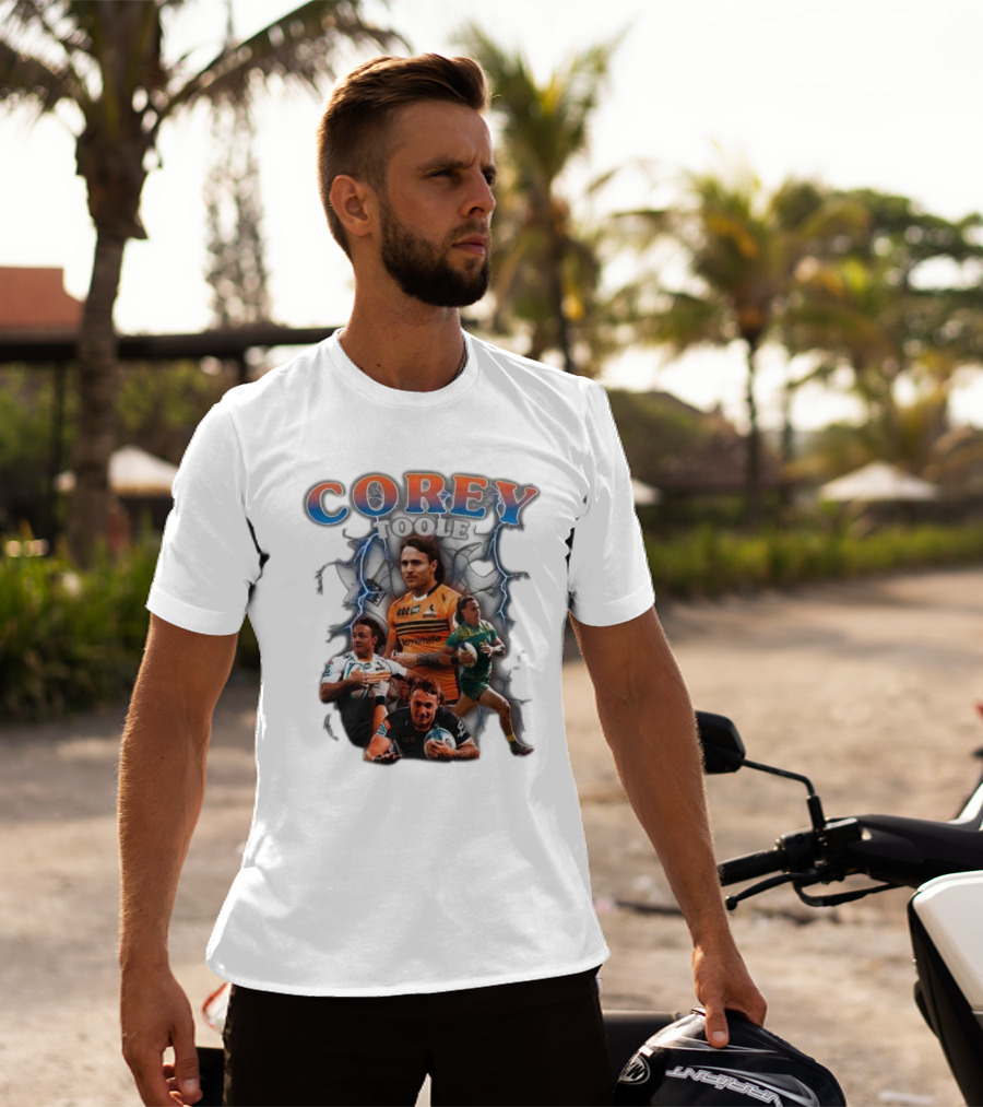 Corey Toole Rugby Lightning Vintage T-Shirt