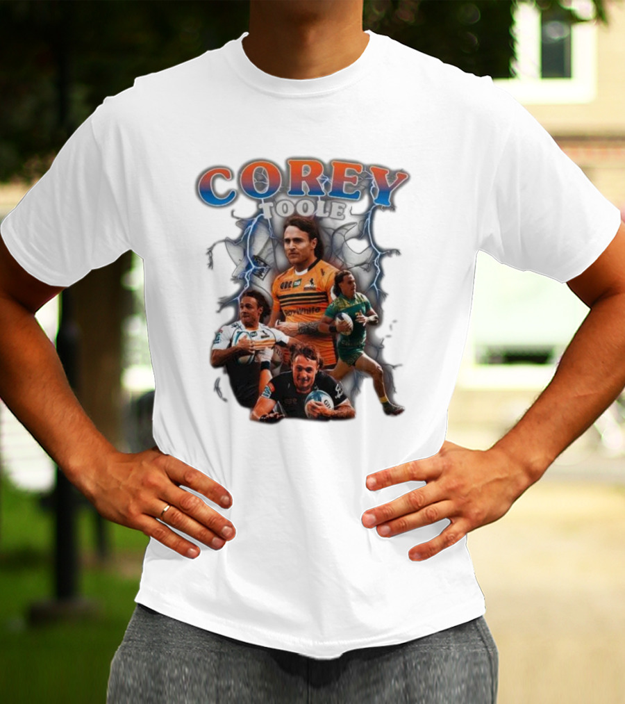 Corey Toole Rugby Lightning Vintage T-Shirt