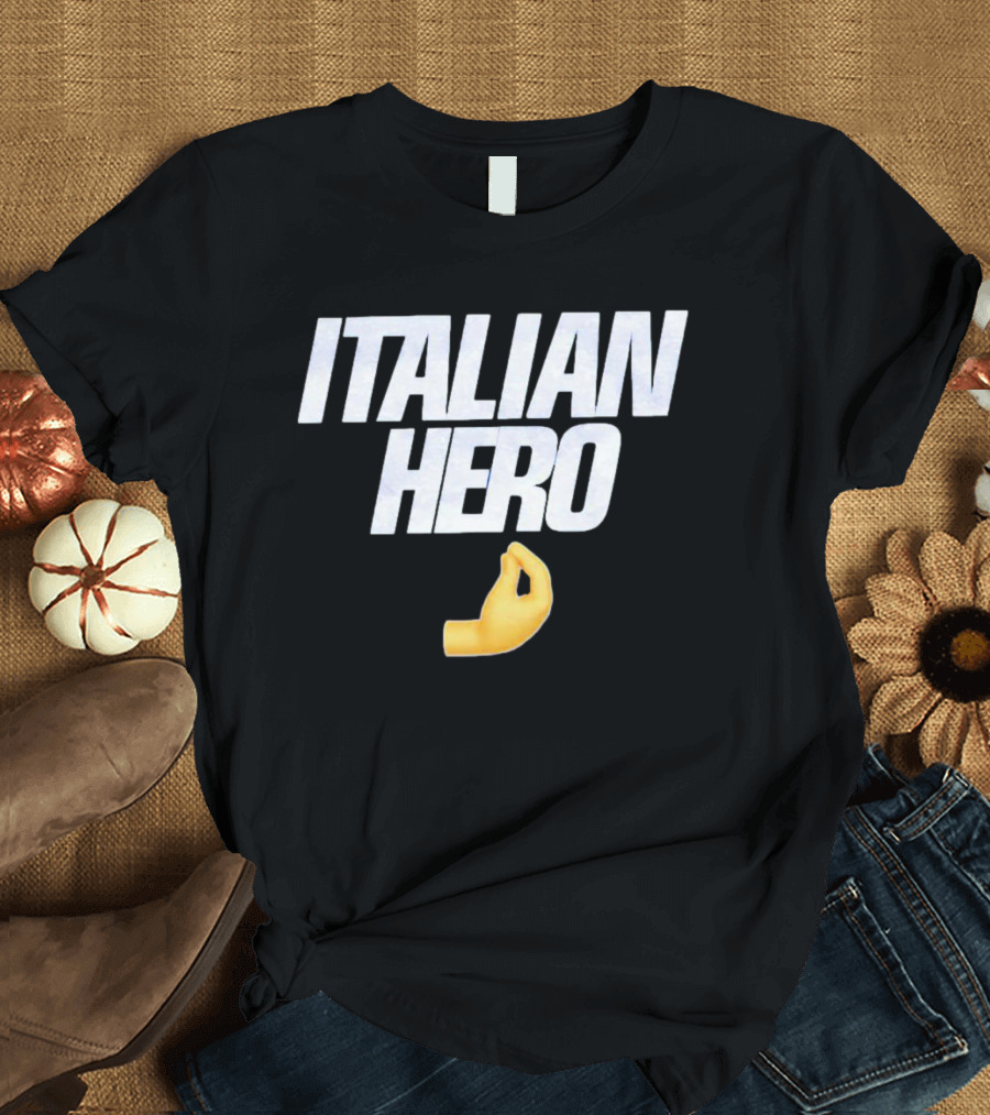 Italian Hero Che Vuoi Hand Gesture Emoji T-Shirt