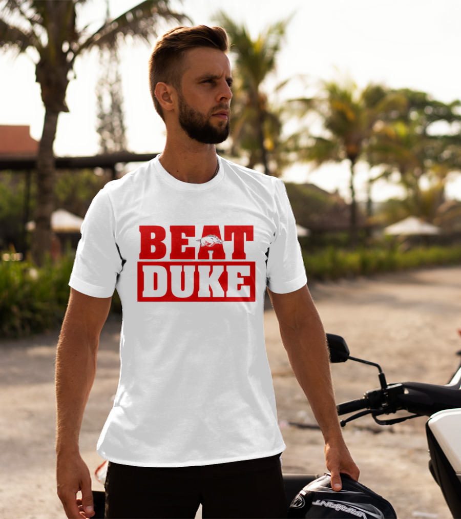 Arkansas Razorbacks Beat Duke Red T-Shirt