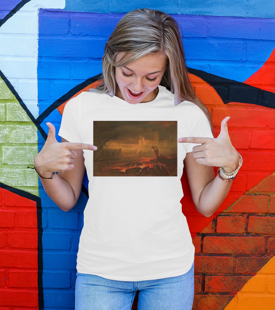 Birmingham John Martin Pandemonium Painting T-Shirt