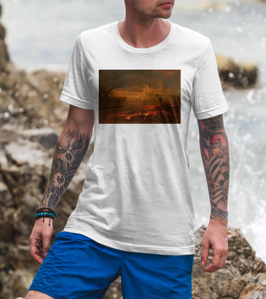 Birmingham John Martin Pandemonium Painting T-Shirt