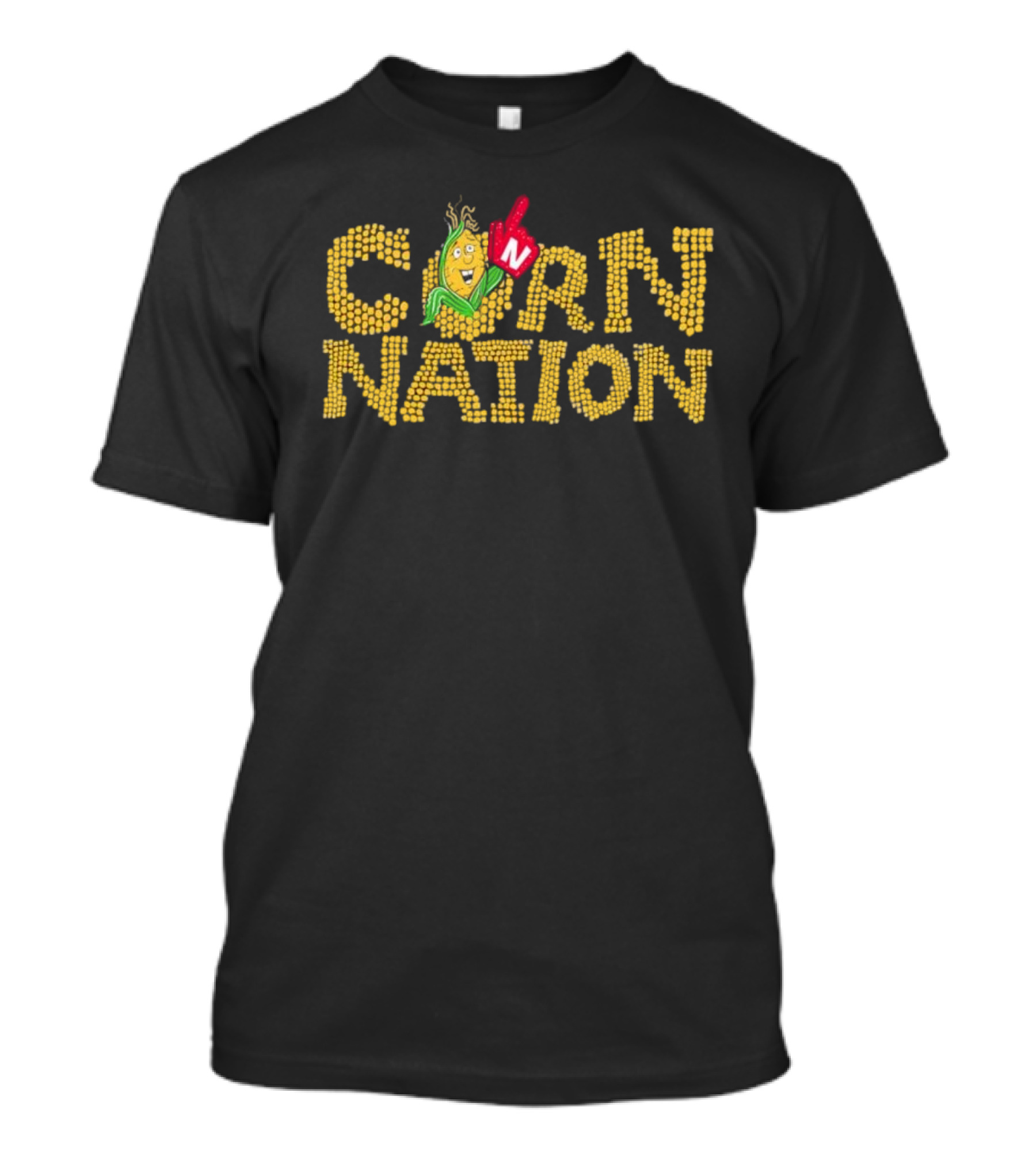 Cobby Corn Nation With Finger Pointing N T-Shirt