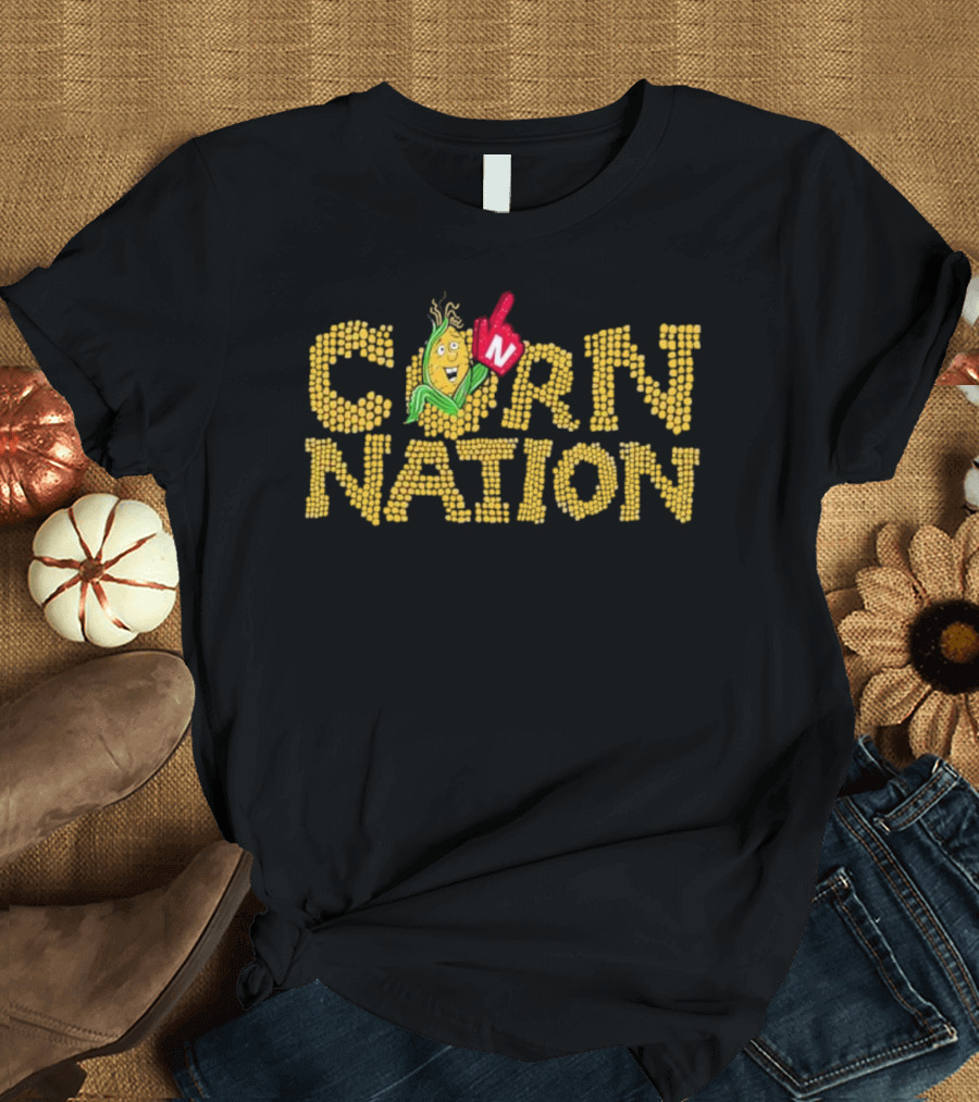 Cobby Corn Nation With Finger Pointing N T-Shirt