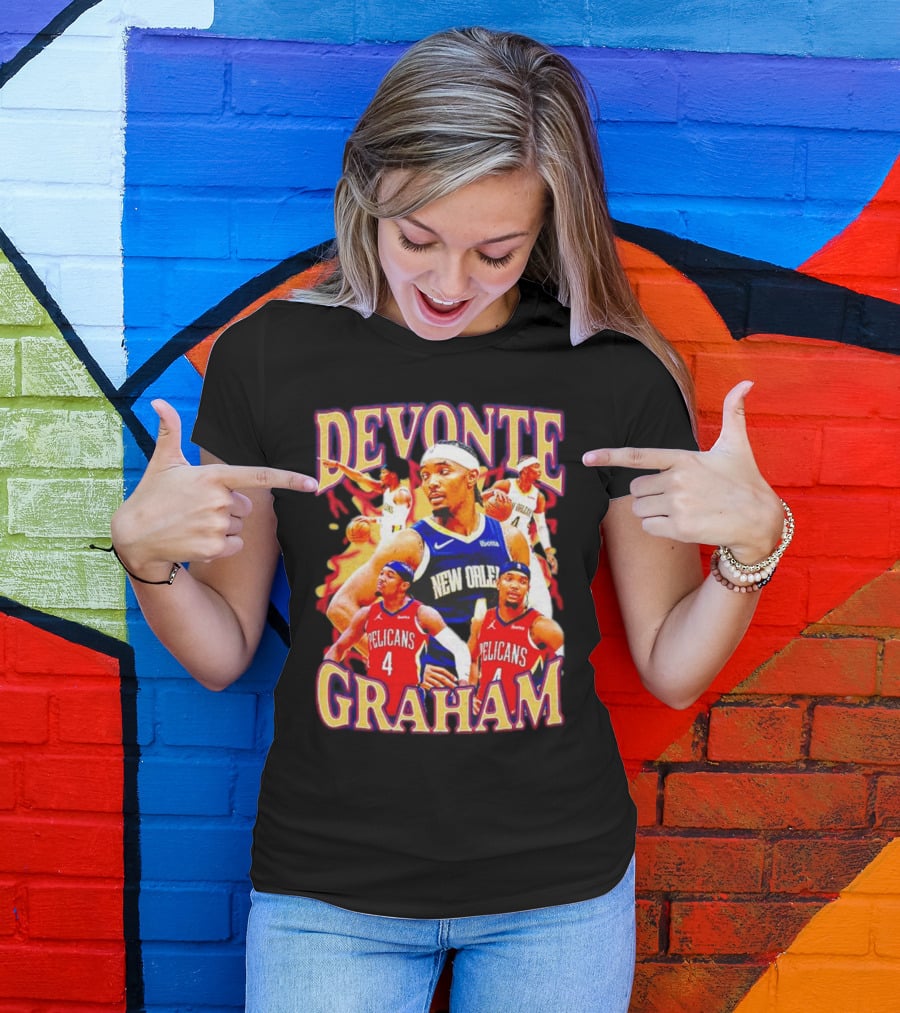 Devonte Graham New Orleans Pelicans Basketball T-Shirt
