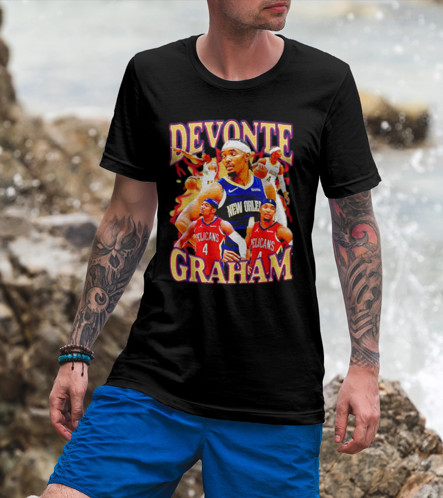 Devonte Graham New Orleans Pelicans Basketball T-Shirt