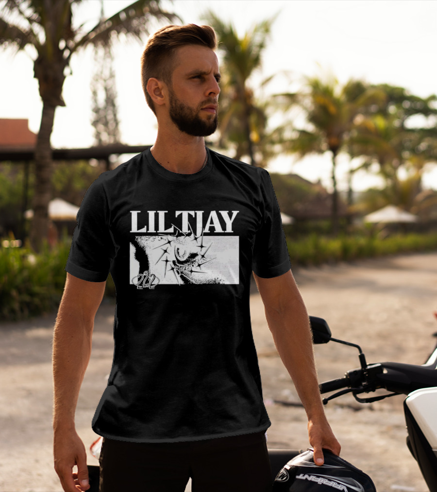 Lil Tjay 222 Spiked Eye T-Shirt