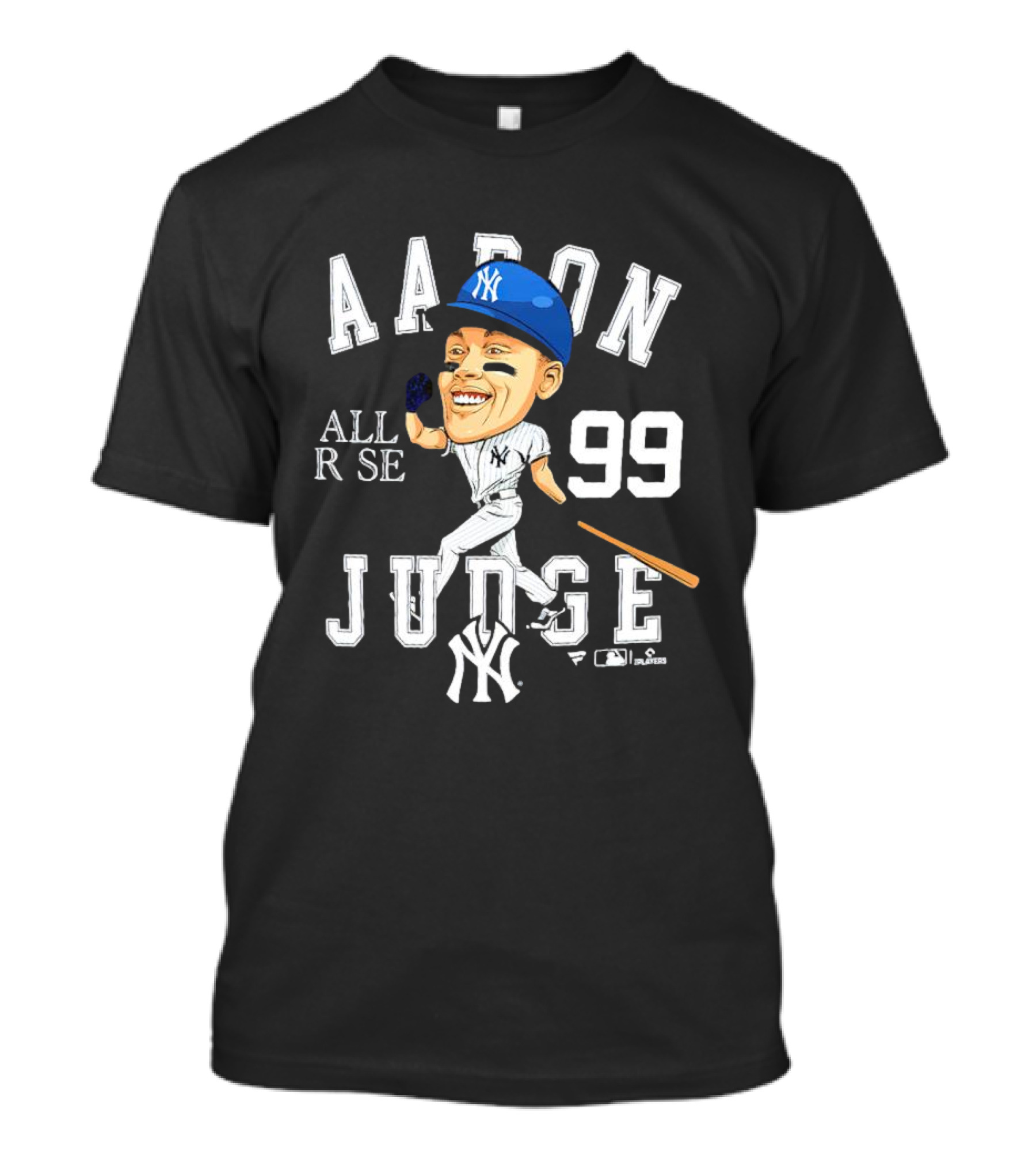Aaron Judge All Rise 99 NY Yankees Caricature T-Shirt