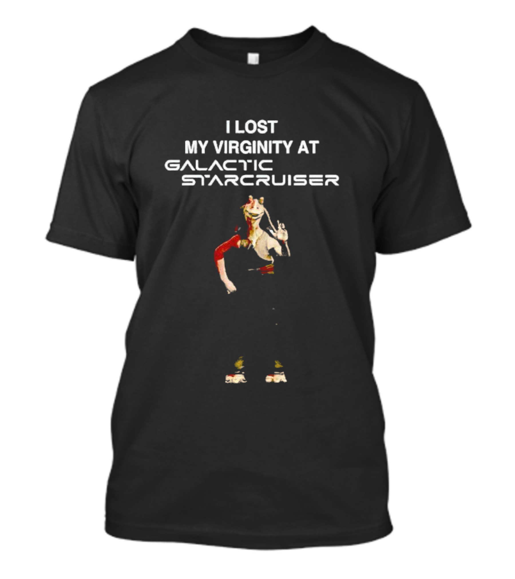 Jar Jar Binks I Lost My Virginity At Galactic Starcruiser T-Shirt