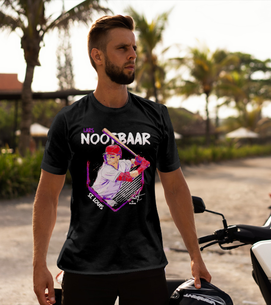 Lars Nootbaar St. Louis Baseball Players Signature T-Shirt