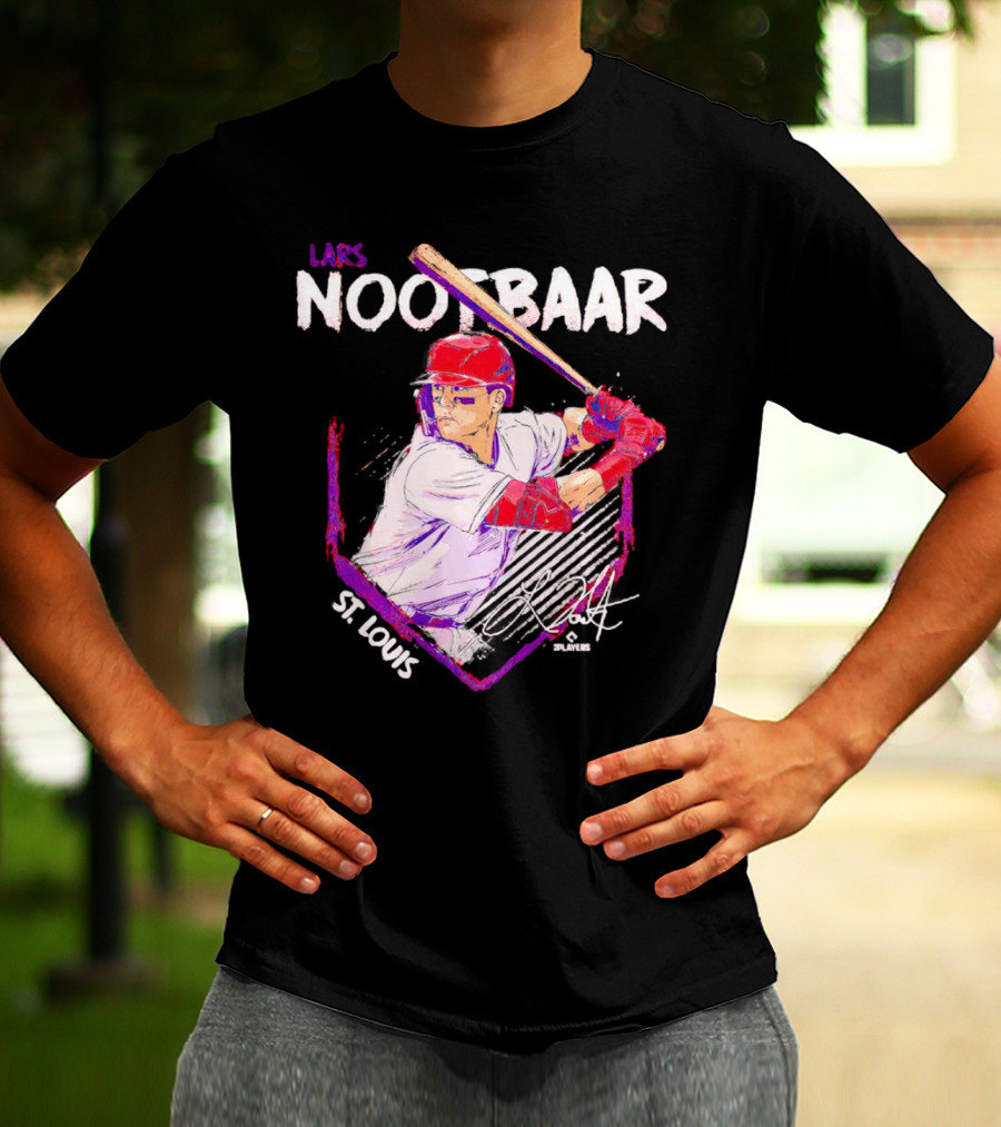 Lars Nootbaar St. Louis Baseball Players Signature T-Shirt