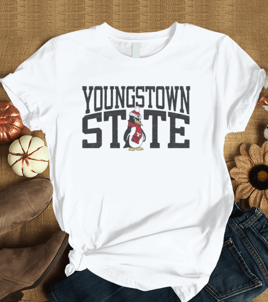 Youngstown State Penguin Pete Christmas Holiday T-Shirt