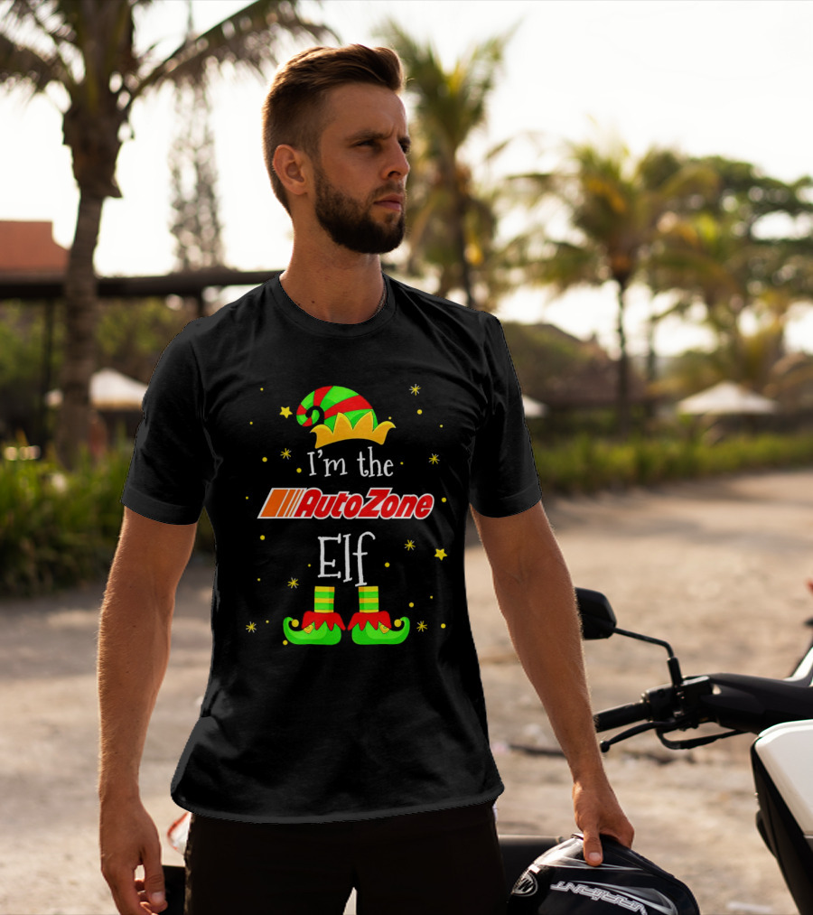 AutoZone Elf Christmas I'm The Holiday Helper T-Shirt