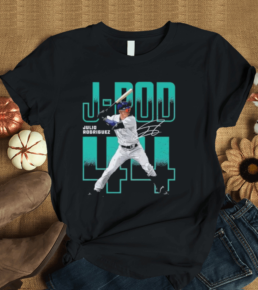 J-Rod Julio Rodriguez 44 Seattle Baseball Player Signature T-Shirt