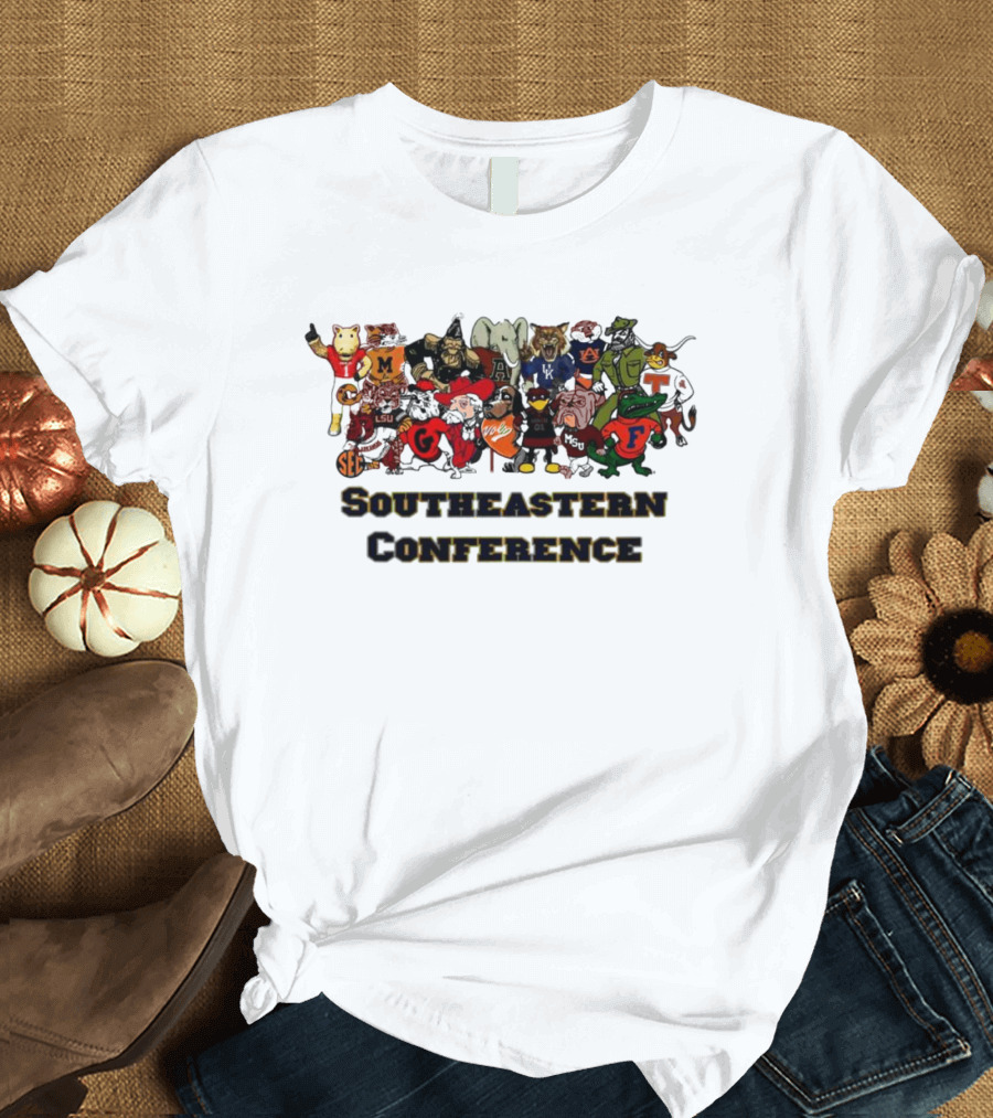 Southeastern Conference Mascots Collection T-Shirt