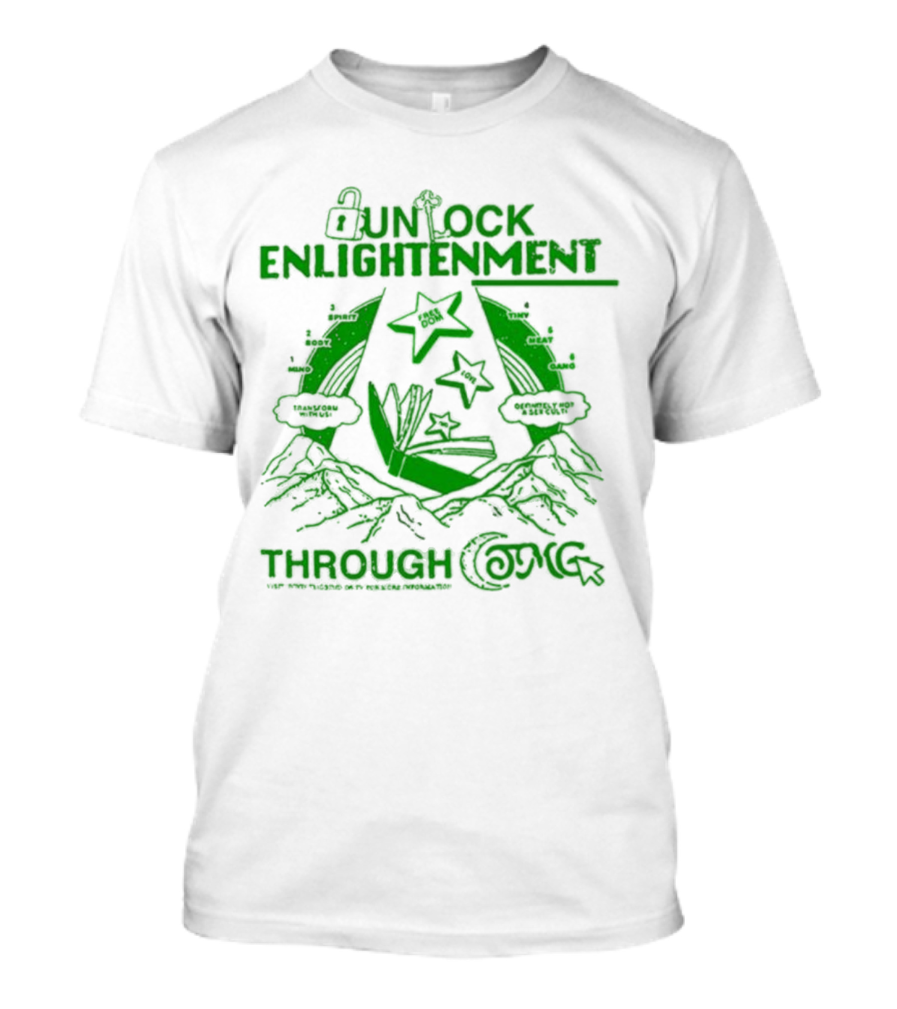UNLOCK ENLIGHTENMENT THROUGH COSMIC READING LEVEL UP T-Shirt