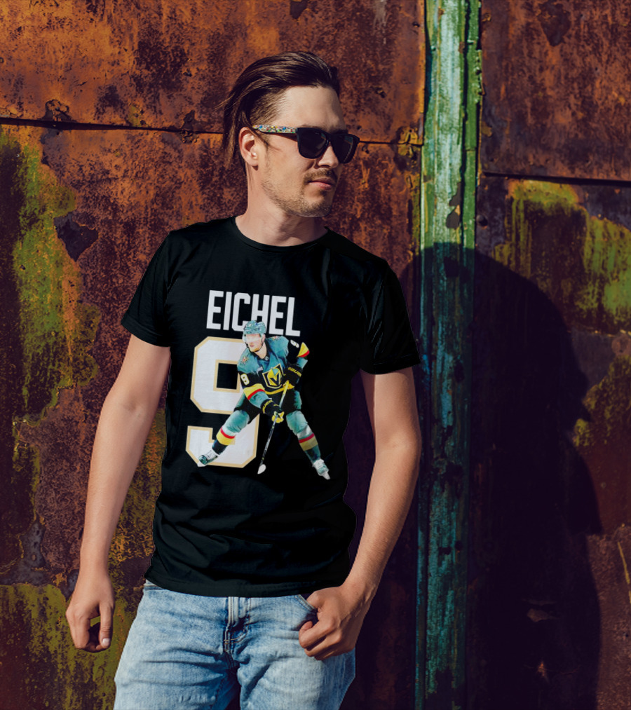 Vegas Golden Knights Jack Eichel 9 Hockey Player MVP T-Shirt