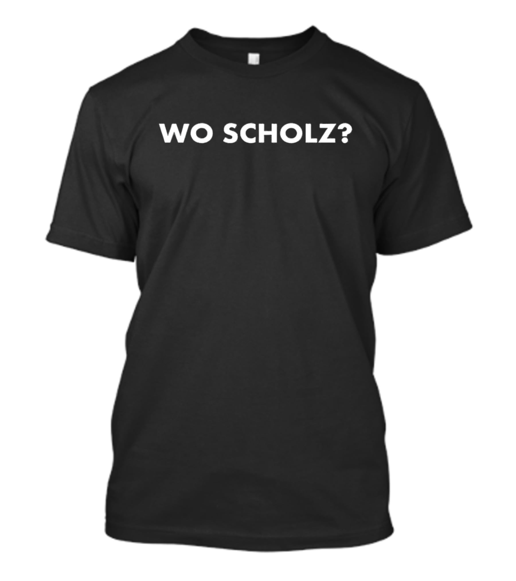 Wo Scholz Olaf Scholz Question Mark T-Shirt