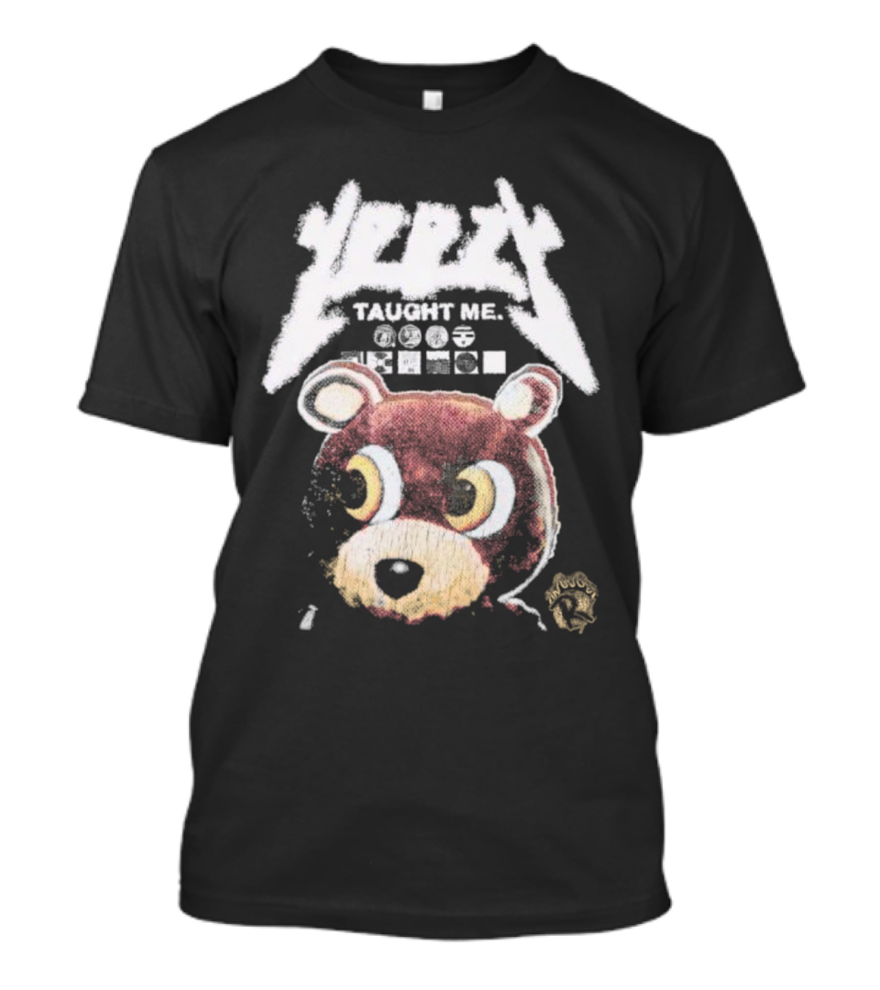 Yeezy Taught Me Graduation Bear Mascot Vintage T-Shirt