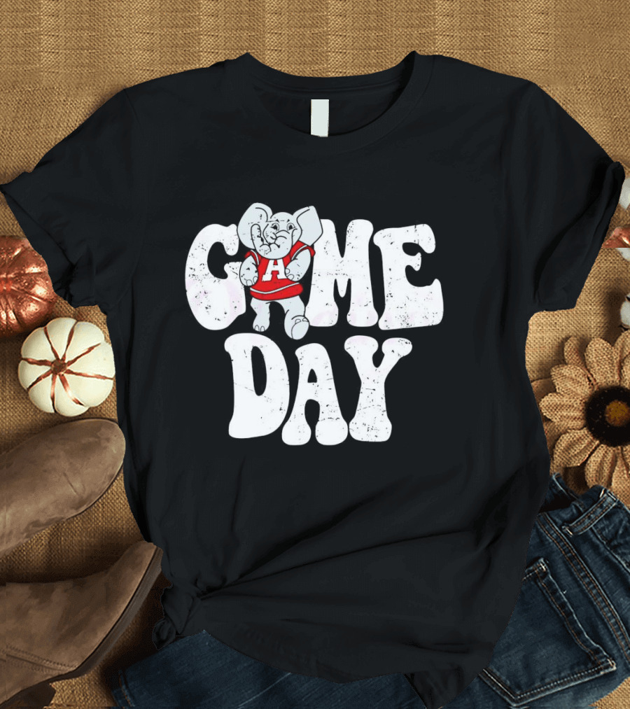 Alabama Crimson Tide Game Day Elephant Mascot T-Shirt