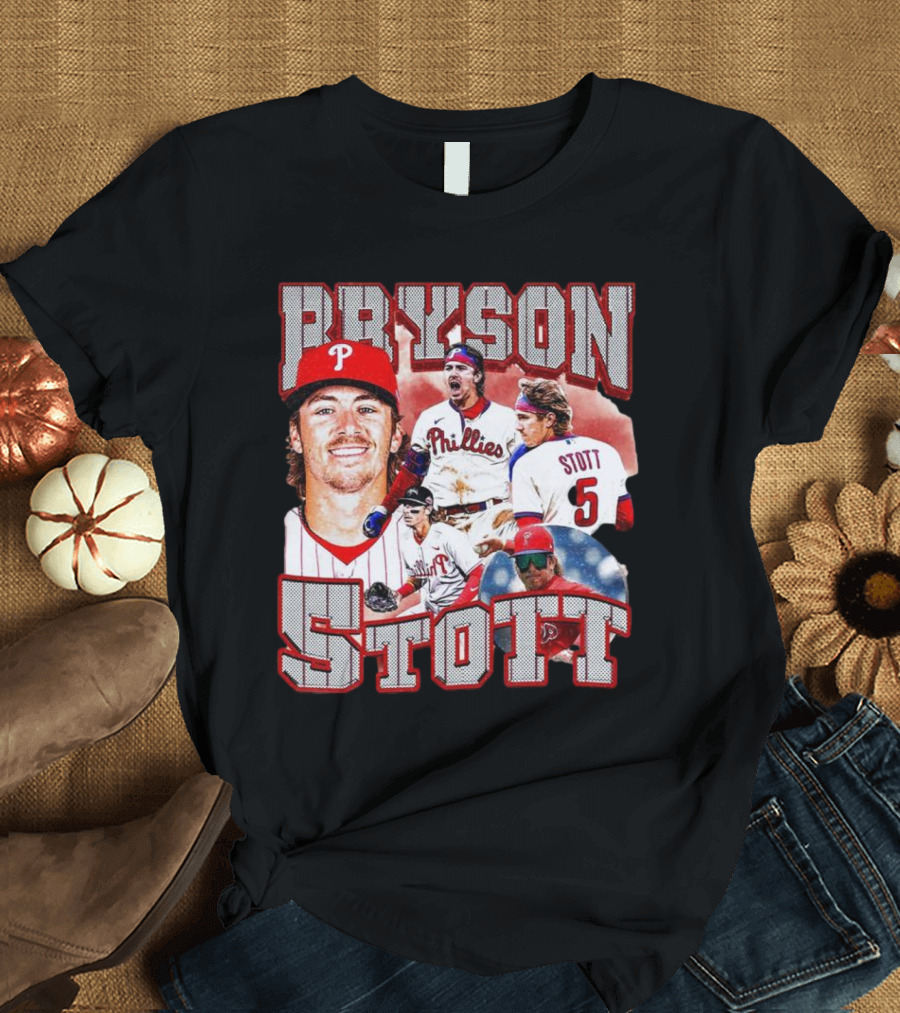 Bryson Stott Philadelphia Phillies Baseball Player T-Shirt