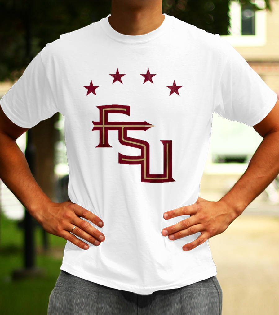 FSU Soccer Four Stars Achievement Recognition T-Shirt