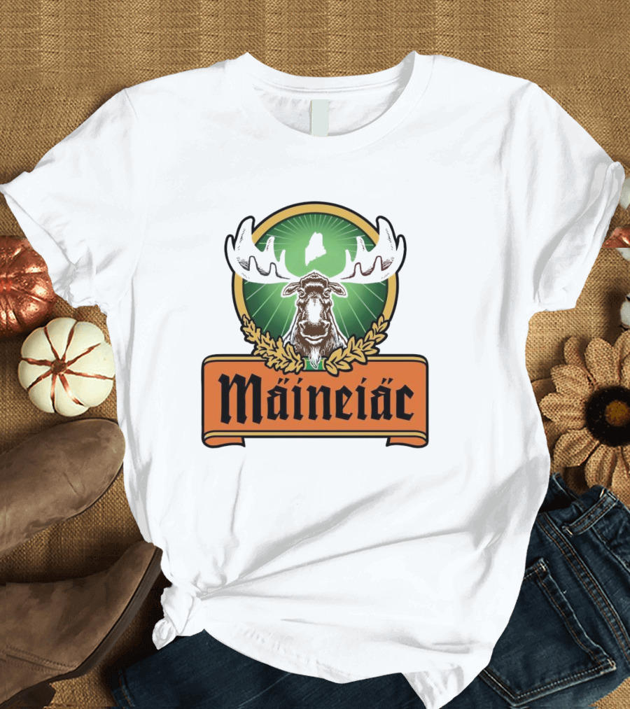Jagermeister Maineiac Moose Maine T-Shirt
