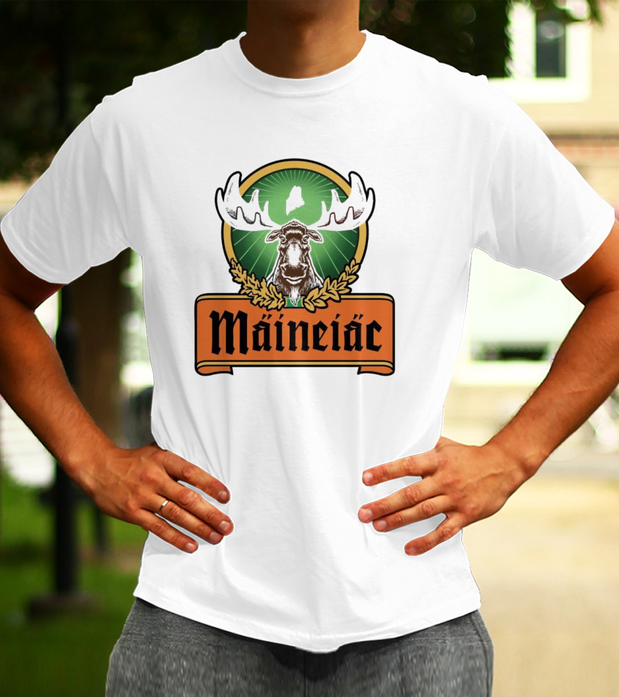 Jagermeister Maineiac Moose Maine T-Shirt