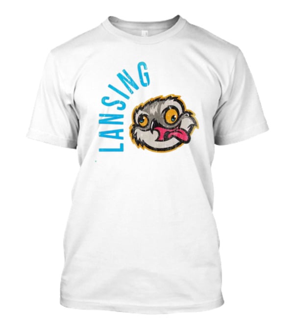 Lansing Baseball Club Owl Mascot T-Shirt