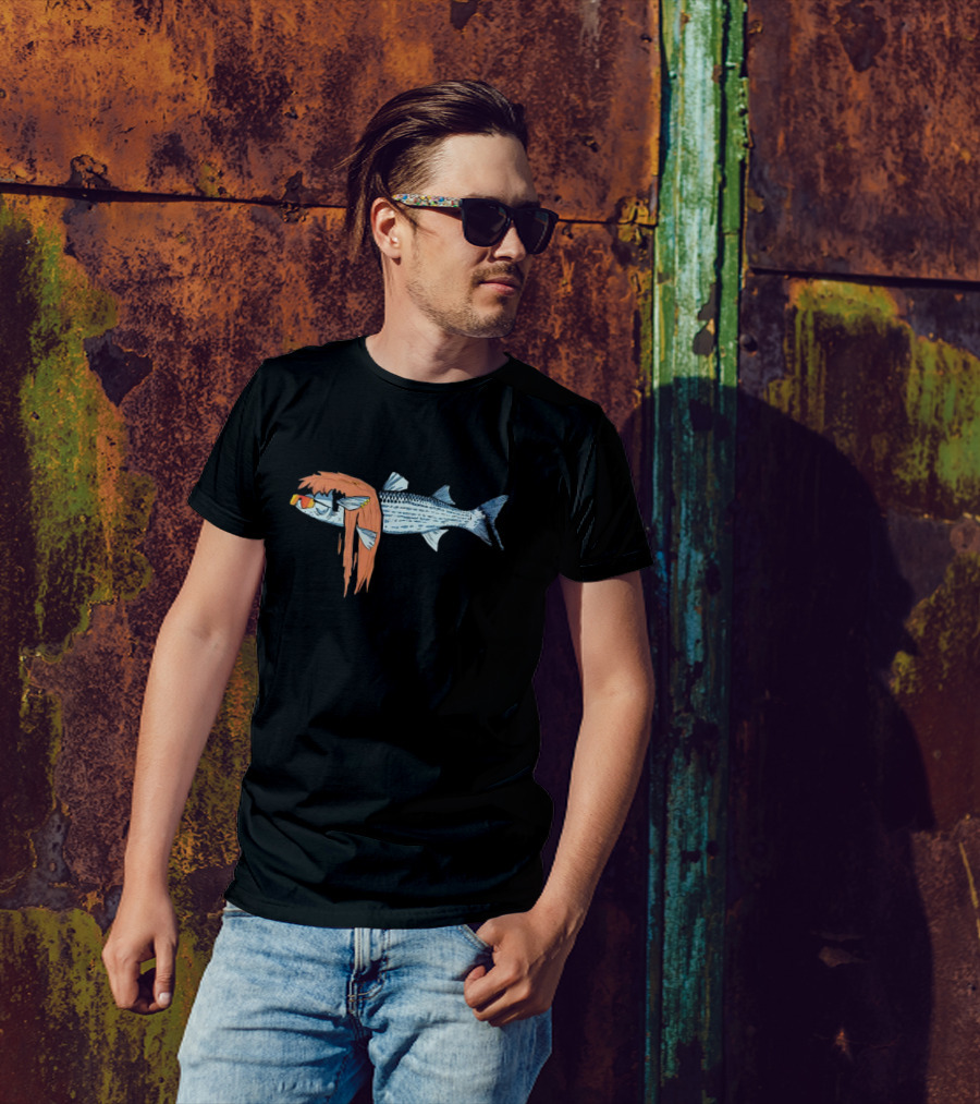 Mullet Fish Sunglasses T-Shirt