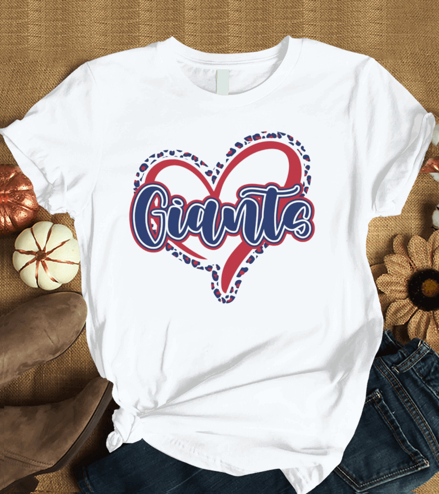 Giants Heart Leopard T-Shirt