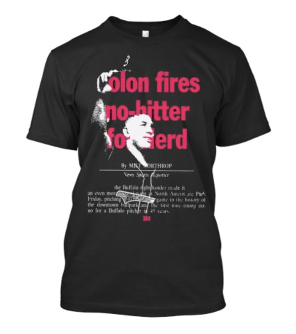 Olon Fires No-Hitter For Herd By Mike Northrop News Sports Reporter T-Shirt