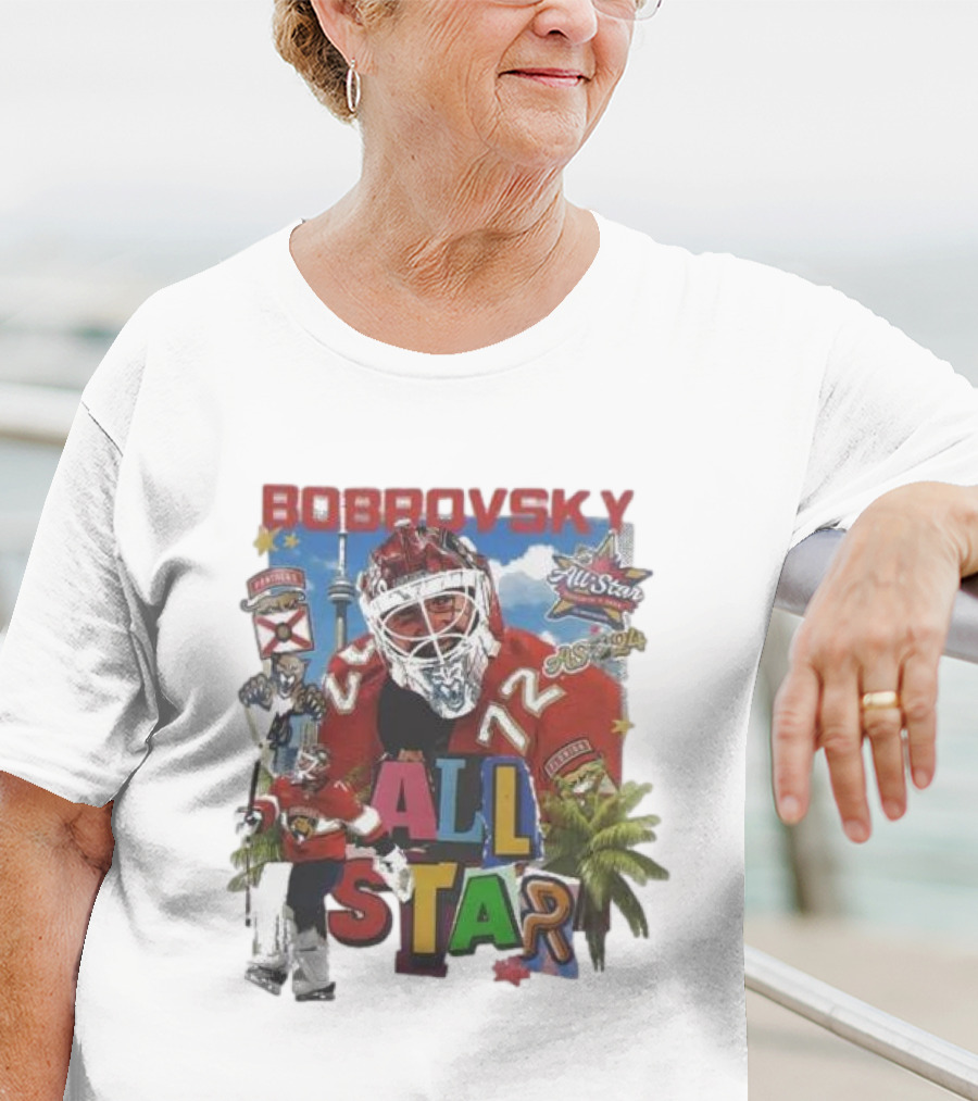 Bobrovsky All Star 72 Florida Panthers NHL T-Shirt