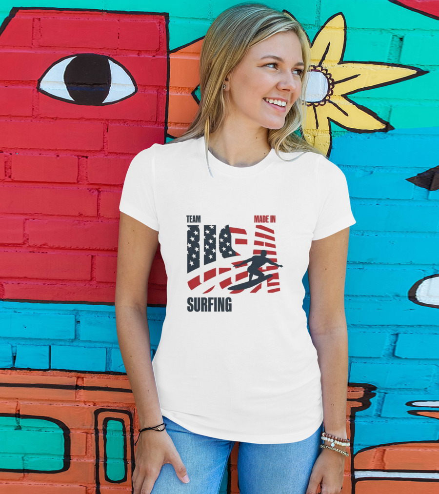 Team USA Surfing Made In Olympic T-Shirt