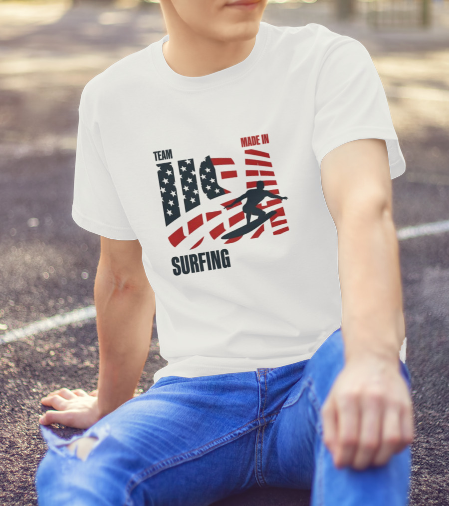 Team USA Surfing Made In Olympic T-Shirt