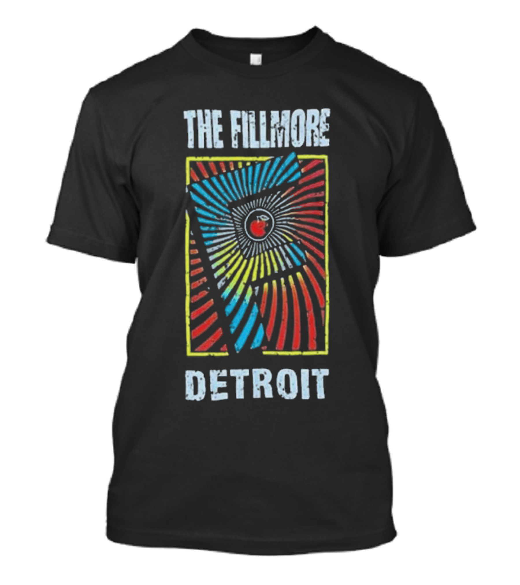 The Fillmore Detroit Spiral Rainbow T-Shirt
