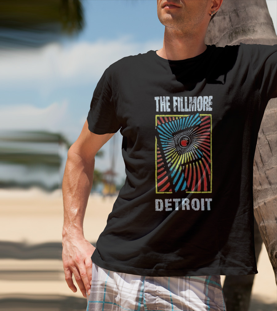 The Fillmore Detroit Spiral Rainbow T-Shirt