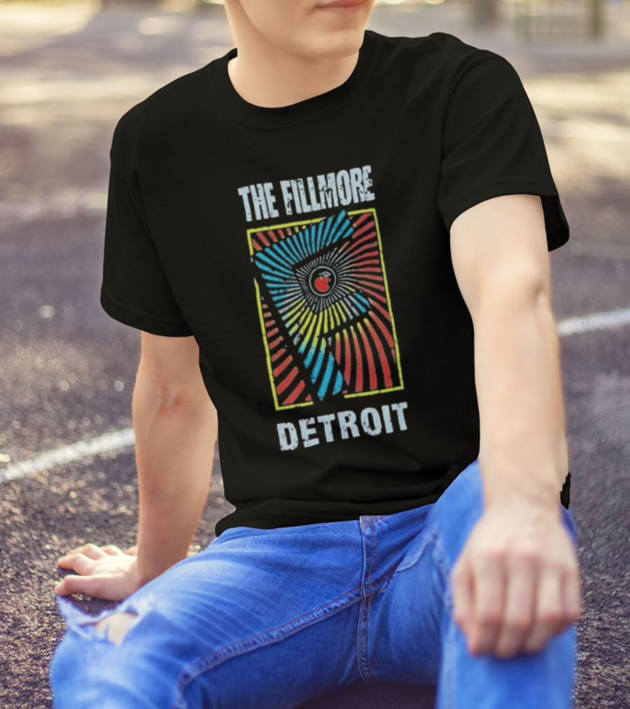 The Fillmore Detroit Spiral Rainbow T-Shirt