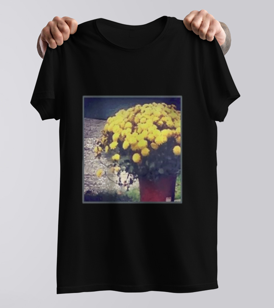 Frnkiero And The Cellabration Yellow Flowers Photography T-Shirt