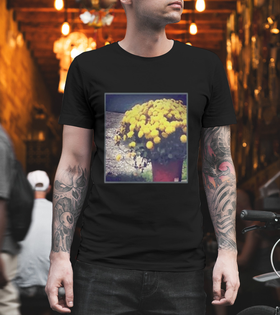 Frnkiero And The Cellabration Yellow Flowers Photography T-Shirt
