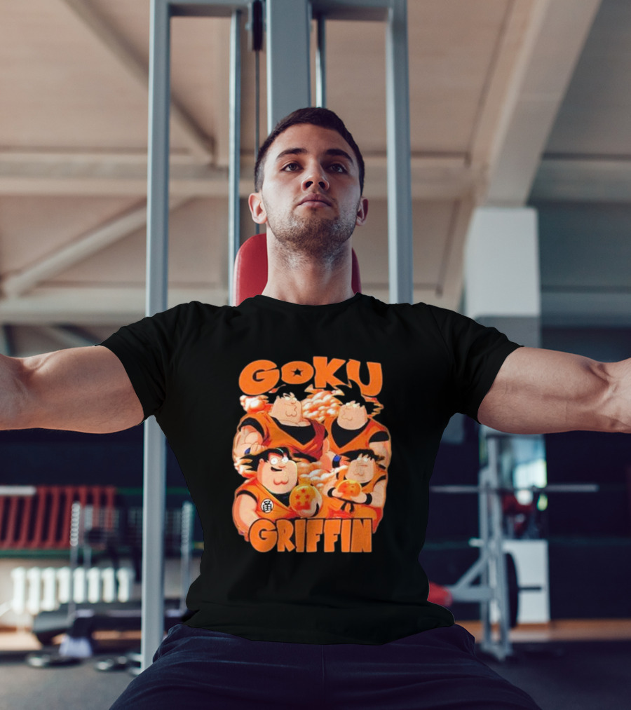 Goku Griffin Anime Family Crossover T-Shirt