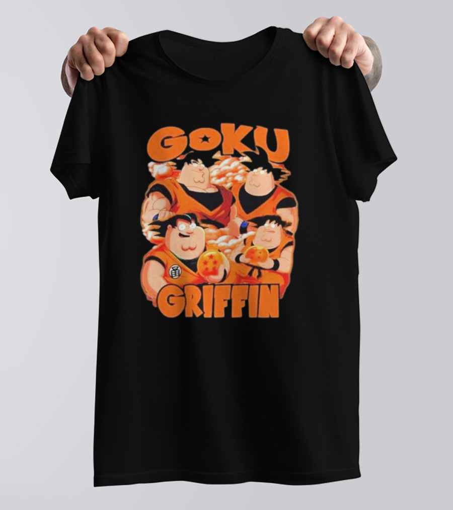 Goku Griffin Anime Family Crossover T-Shirt