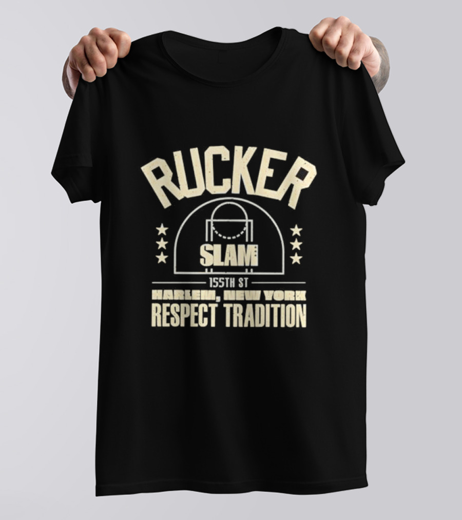 Rucker Park Slam 155th St Harlem New York Respect Tradition T-Shirt