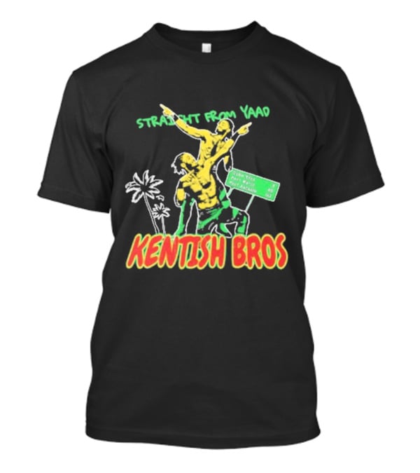 Straight From Yaad Kentish Bros Ocho Rios Montego Bay Negril Jamaica T-Shirt