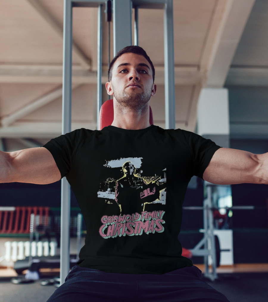 Griswold Family Christmas With Jason Voorhees Holiday Mashup T-Shirt