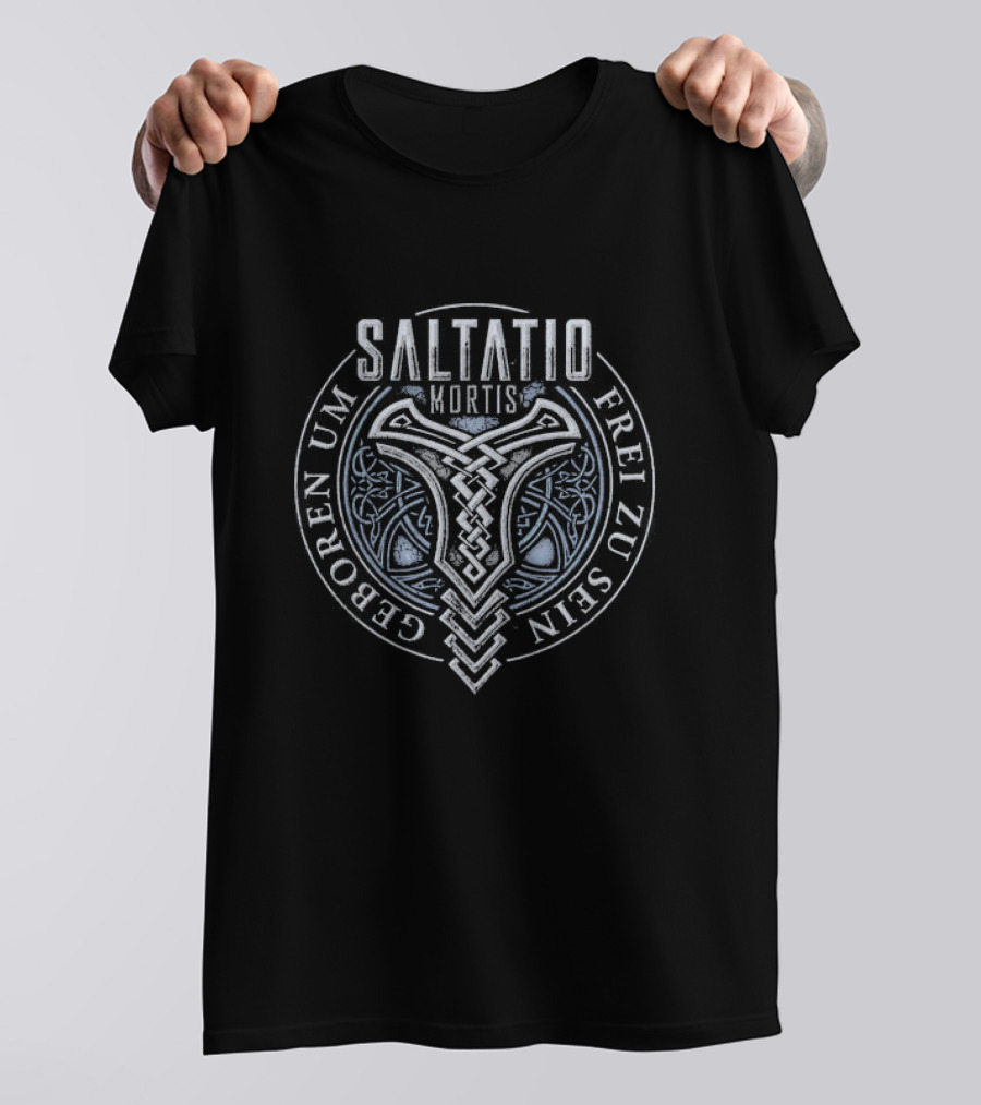 Saltatio Mortis Geboren Um Frei Zu Sein Celtic Knot T-Shirt