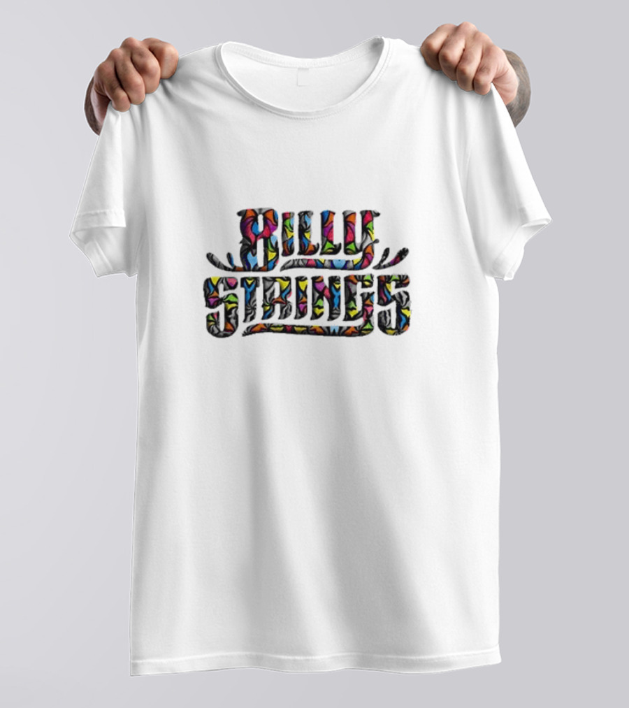 Billy Strings Vibrant Patterned T-Shirt