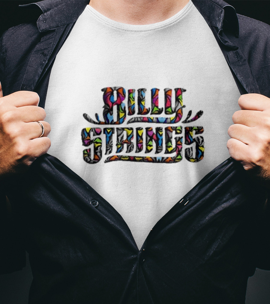 Billy Strings Vibrant Patterned T-Shirt