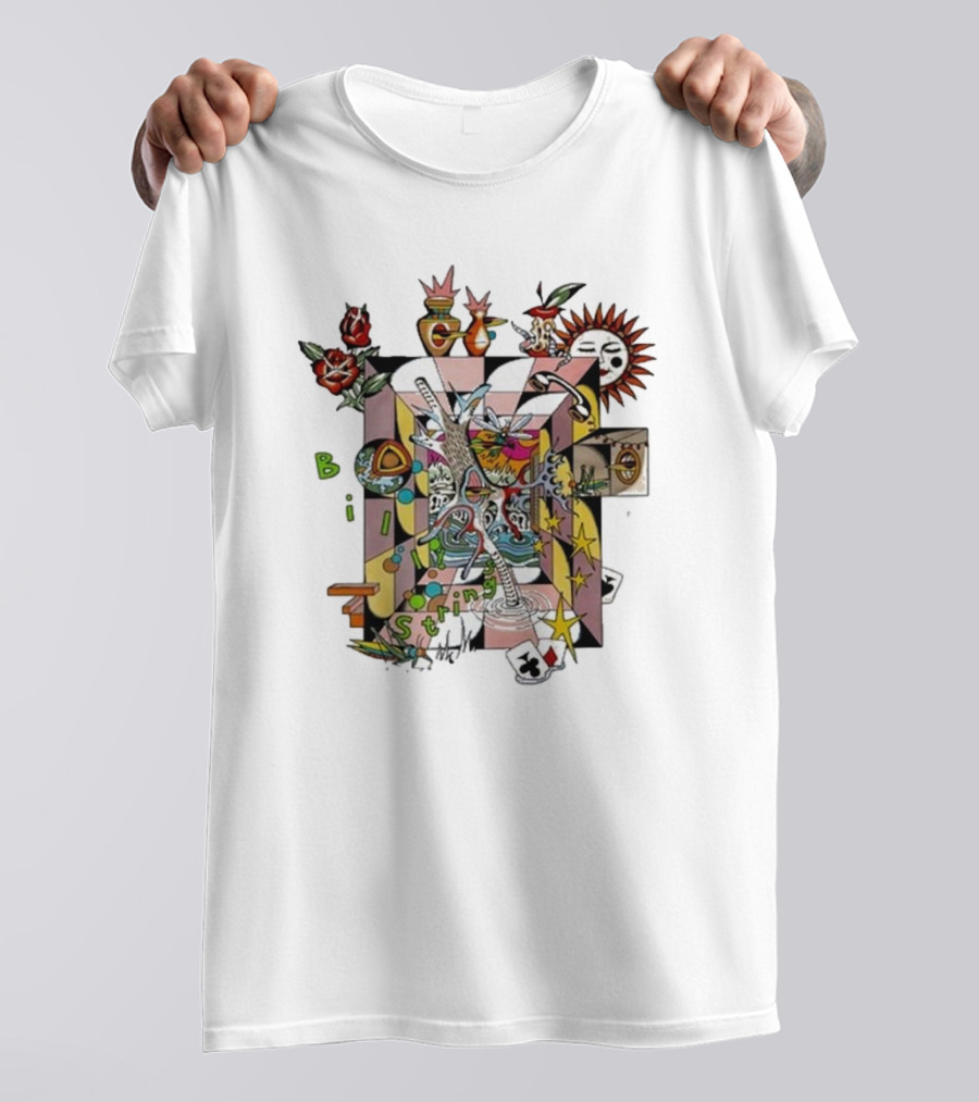 Billy Strings Surreal Home Rose Sun Playing Cards Stars T-Shirt